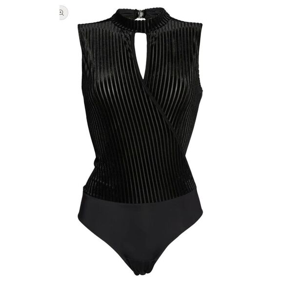 Omnia ‎ Opal bodysuit Black Womans size M Paratusomnia - Picture 1 of 16
